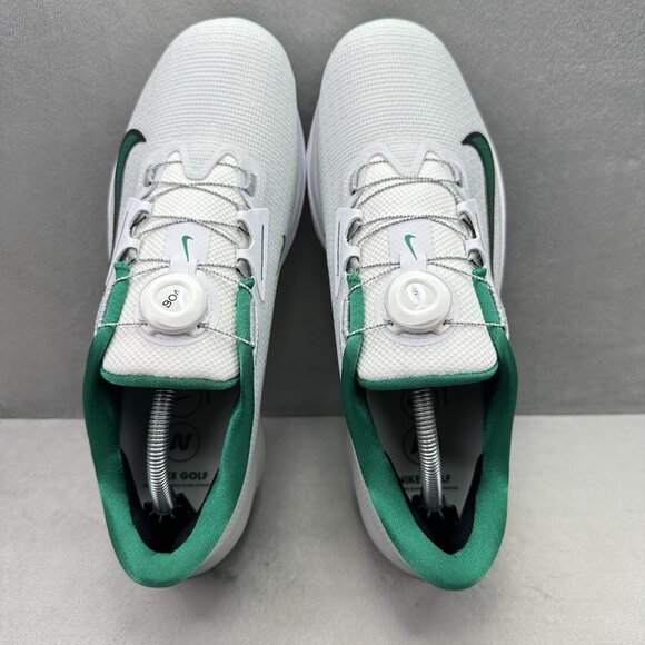 Nike Infinity Tour 2 BOA Mens Size 11 (W) WIDE Golf Shoes Photon Dust‎ Malachite